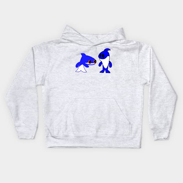 Baby Lamb Generations: Donny Dolphin Kids Hoodie by BabyLambCreations143